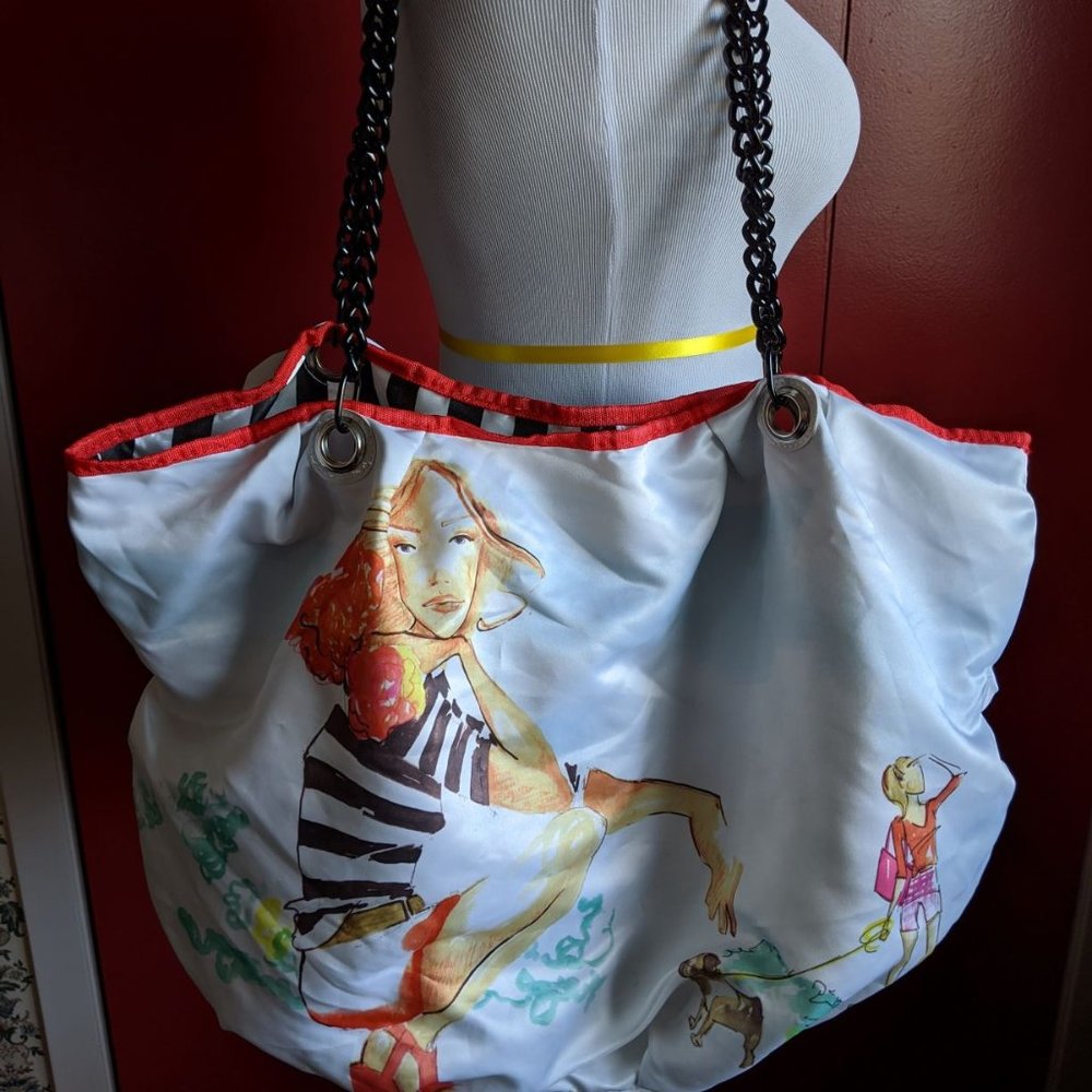 Gorgeous Satin Tote Handbag